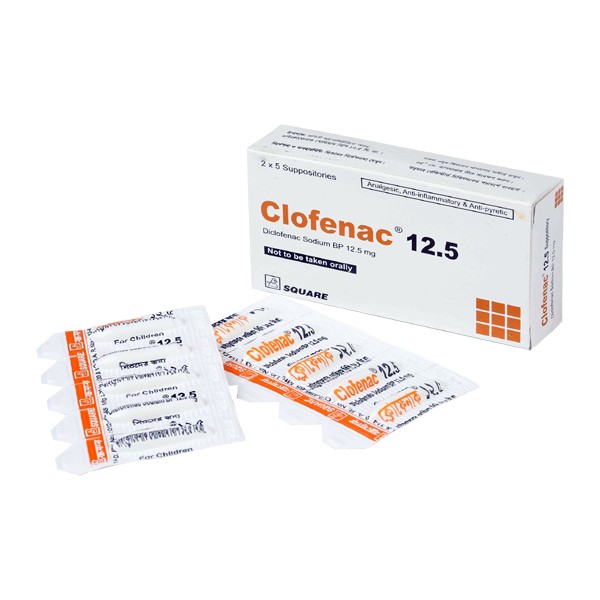 CLOFENAC 12.5mg  Suppo.